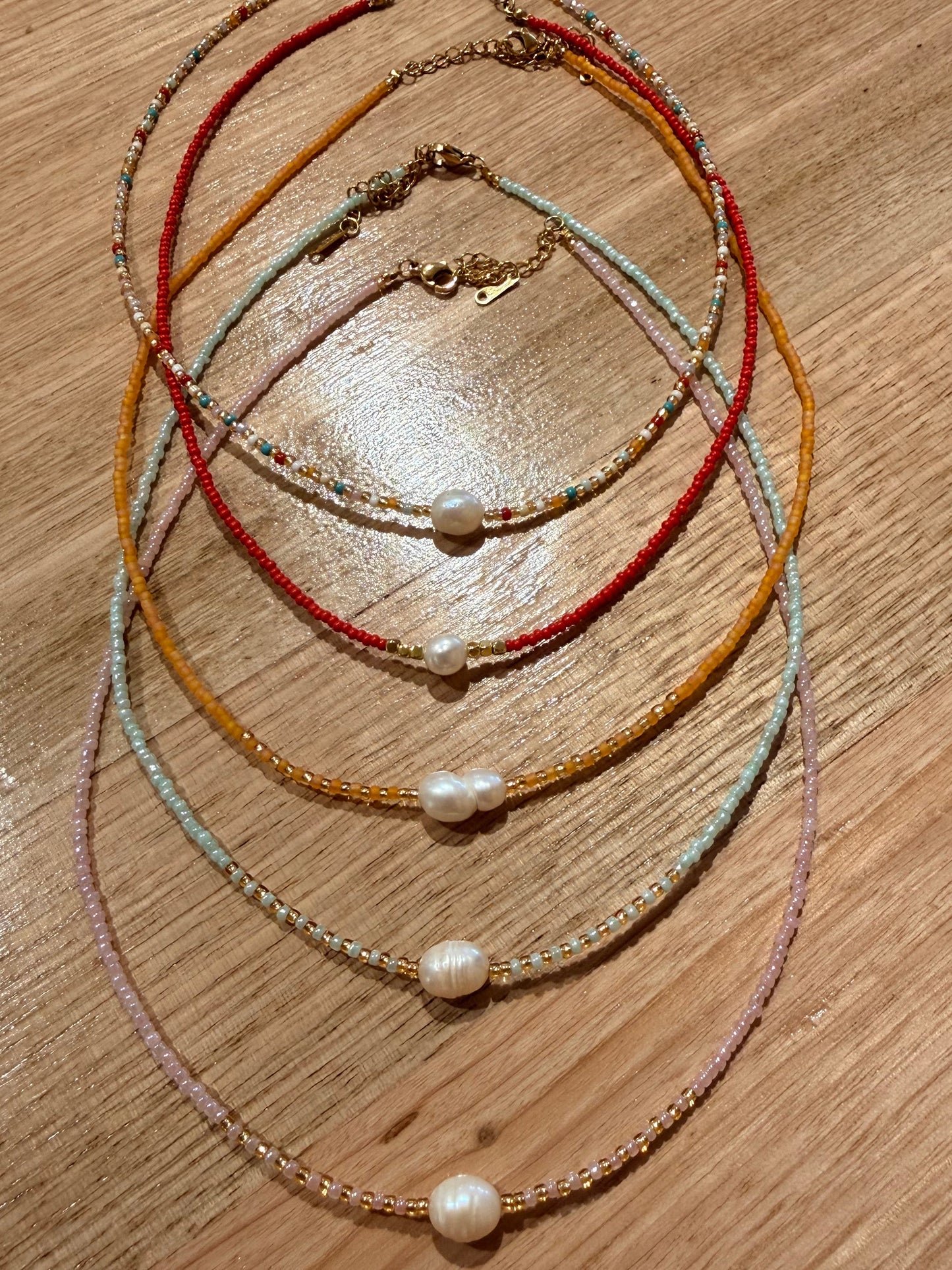Freshwater Pearl Beaded Necklace