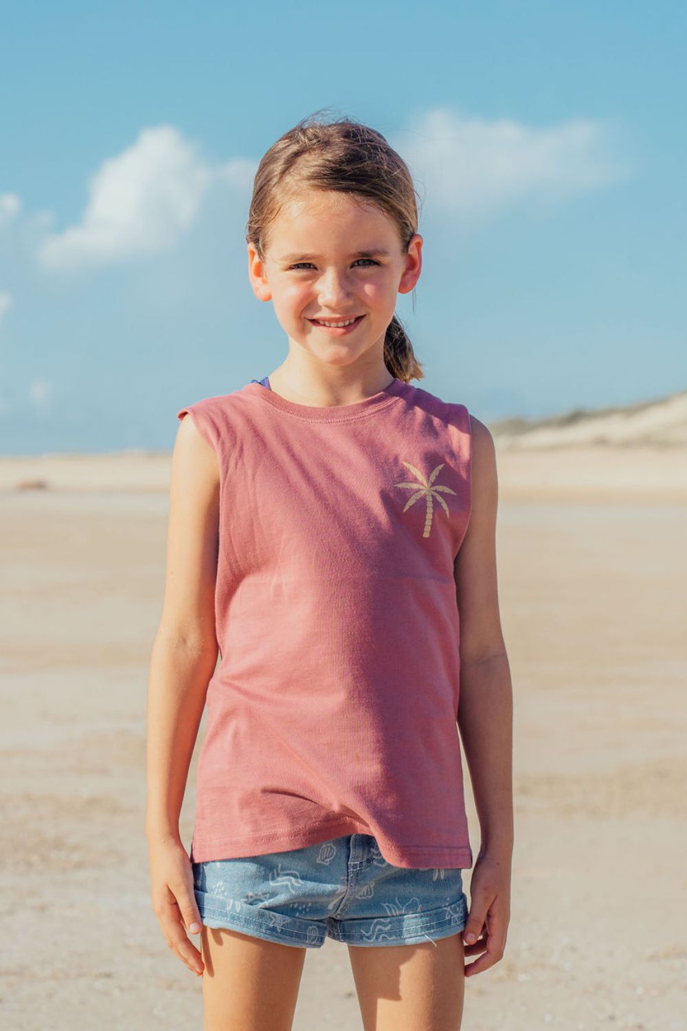 Kids Tank - Washed Plum