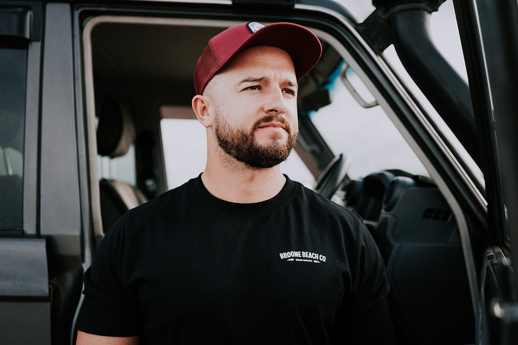 Common Tee - Black Moto Lightening