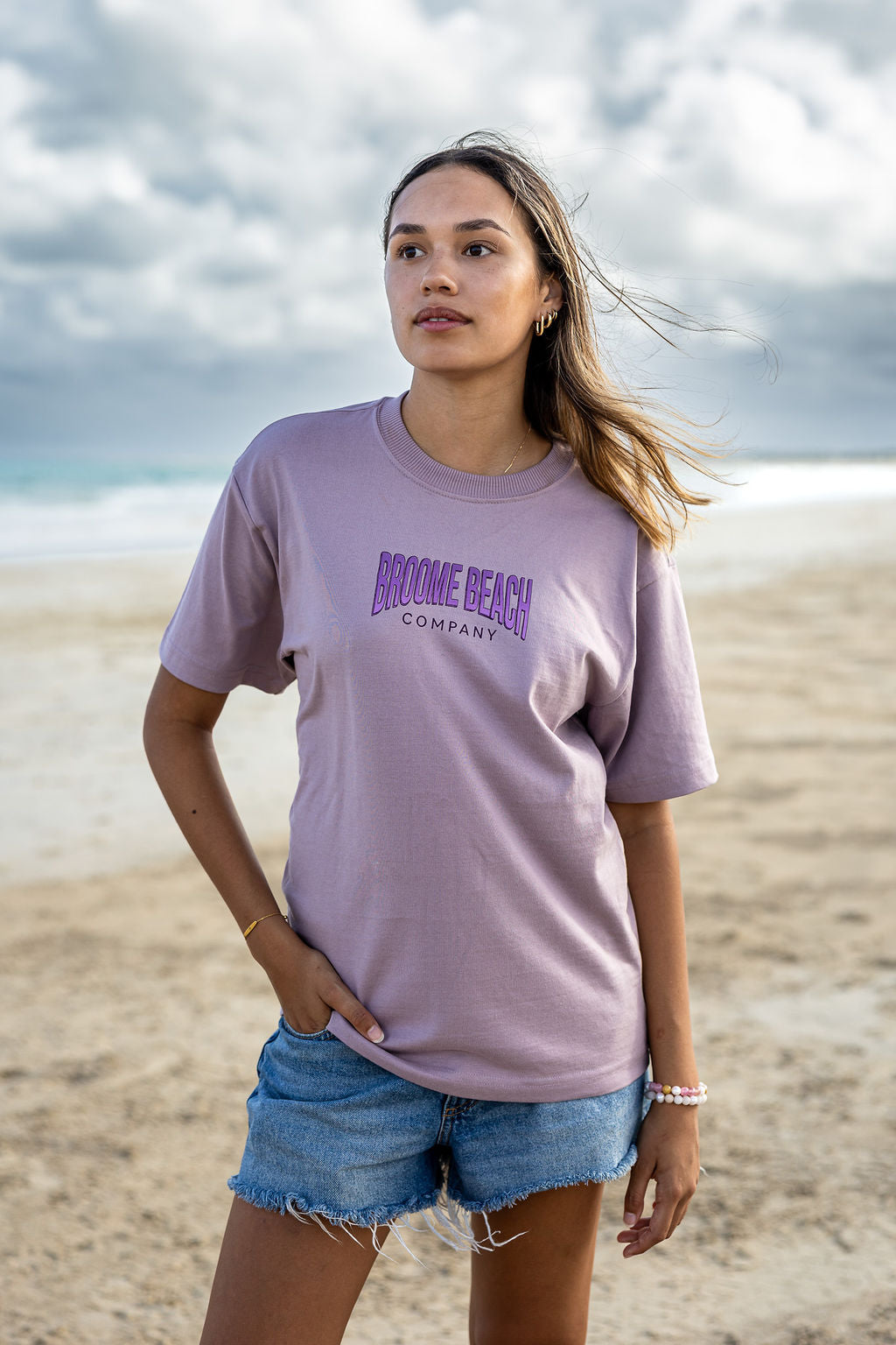 Ladies Retro Fade - Smokey Violet