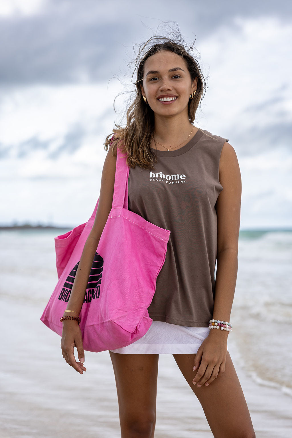 XL Beach Bag - Large Sunset Hand Dyed