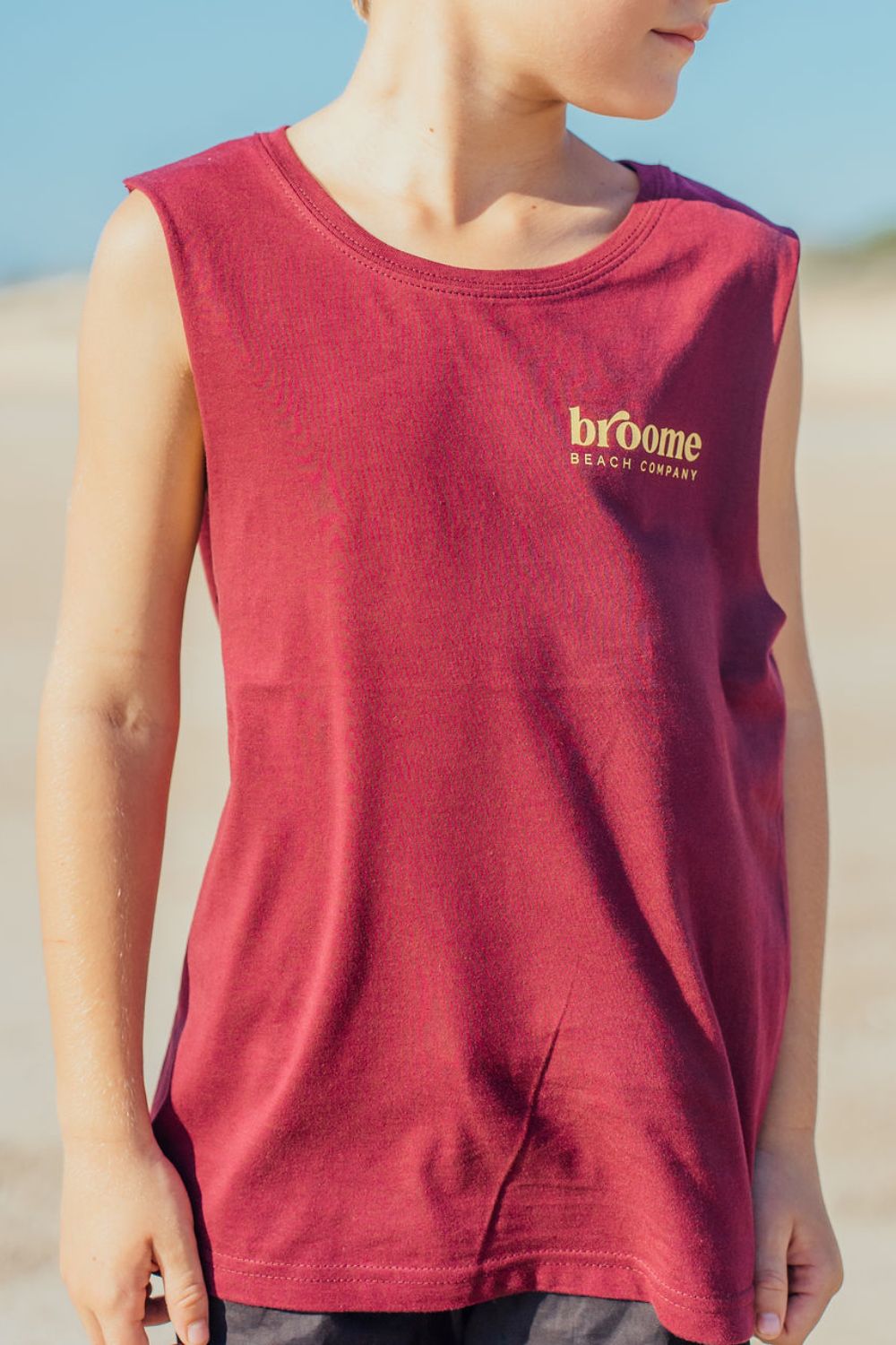 Kids Tank - Maroon