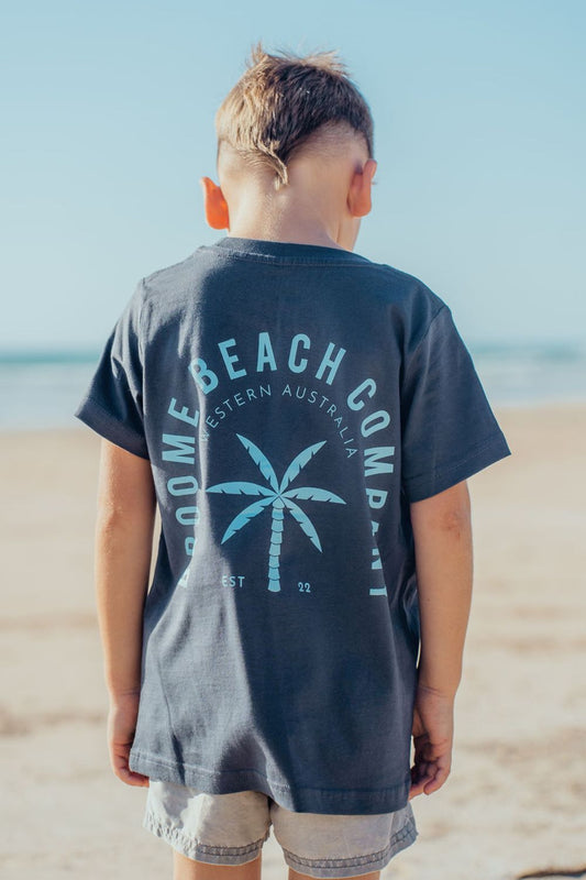 Kids Mini Coast Tee - Steel Blue