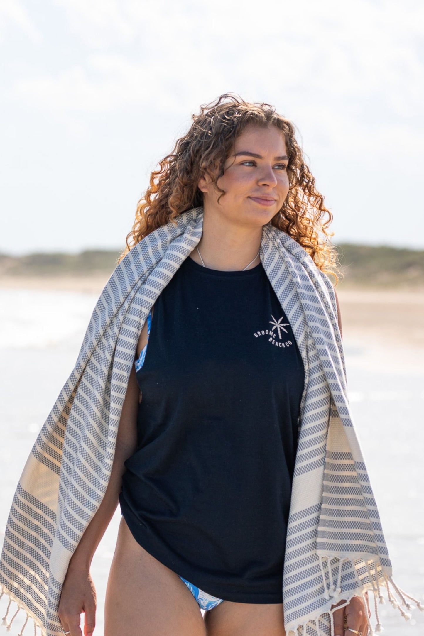 Cove Turkish Towel - Grey