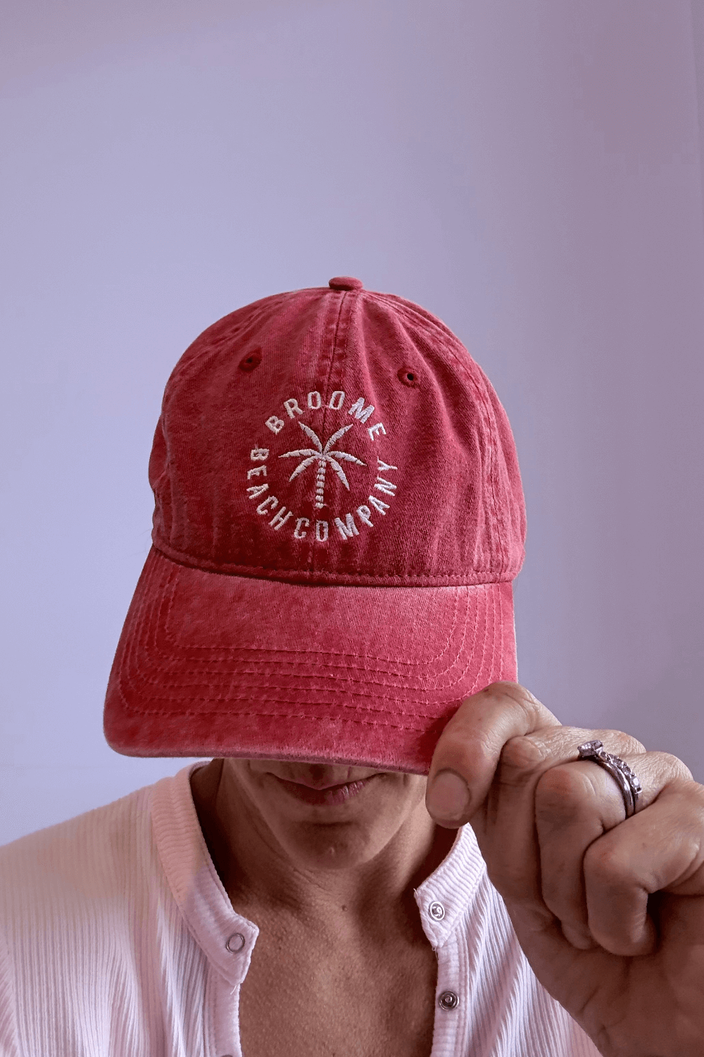 Classic Dad Cap - Red Wash
