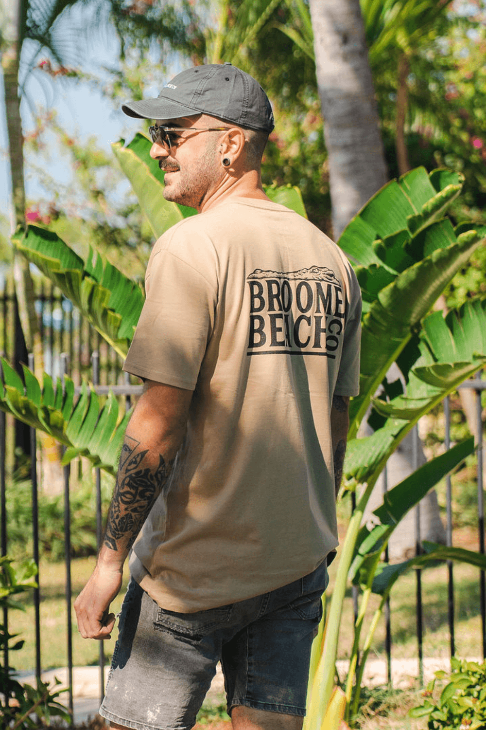 Coast Tee - Khaki Croc