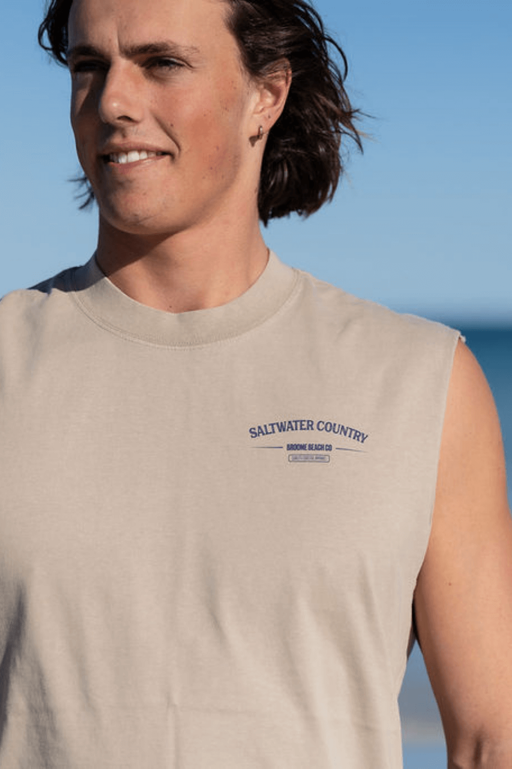 Faded Muscle Tank - Sailfish Saltwater Country