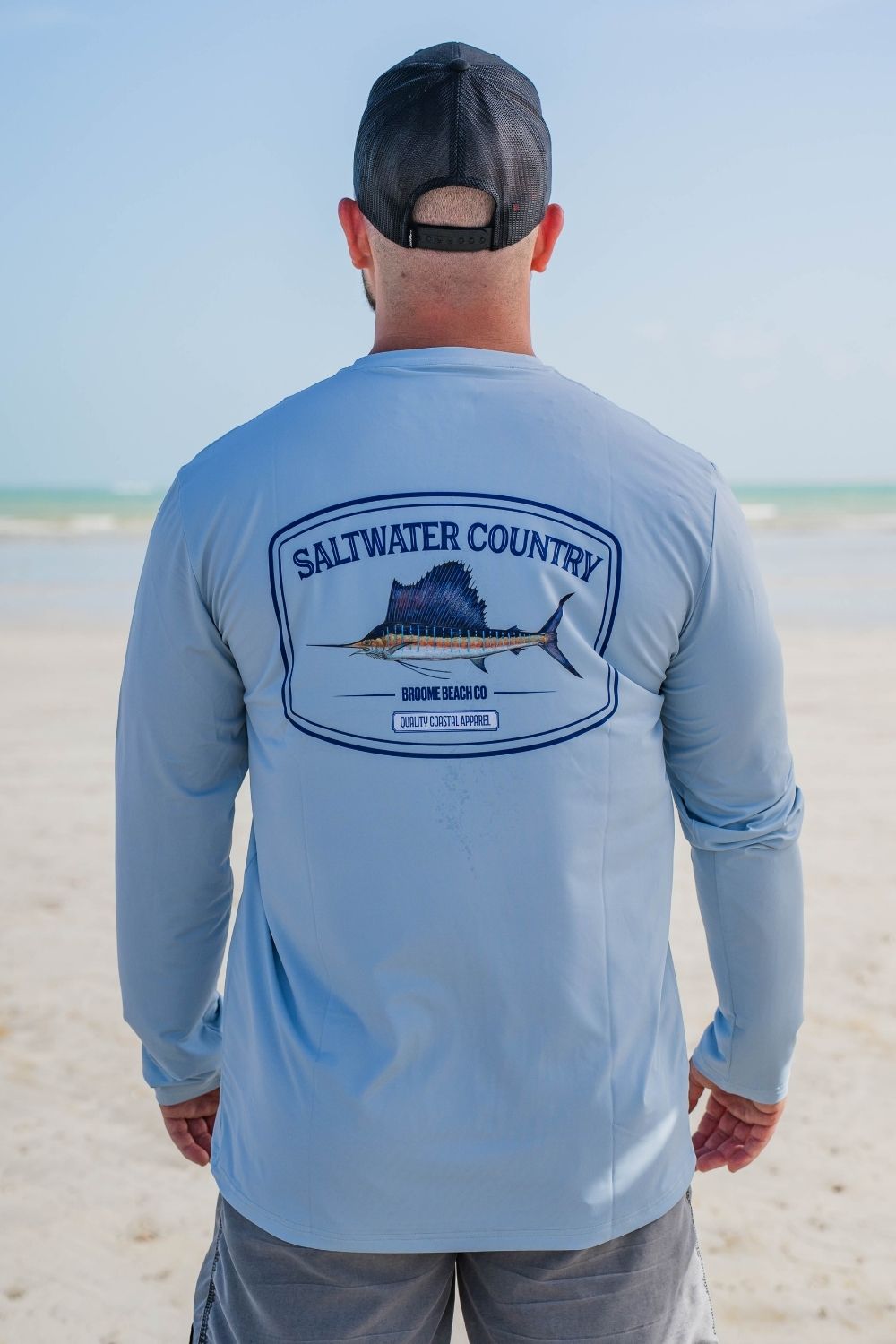 Explore Adventure Shirt - Pale Blue Sailfish