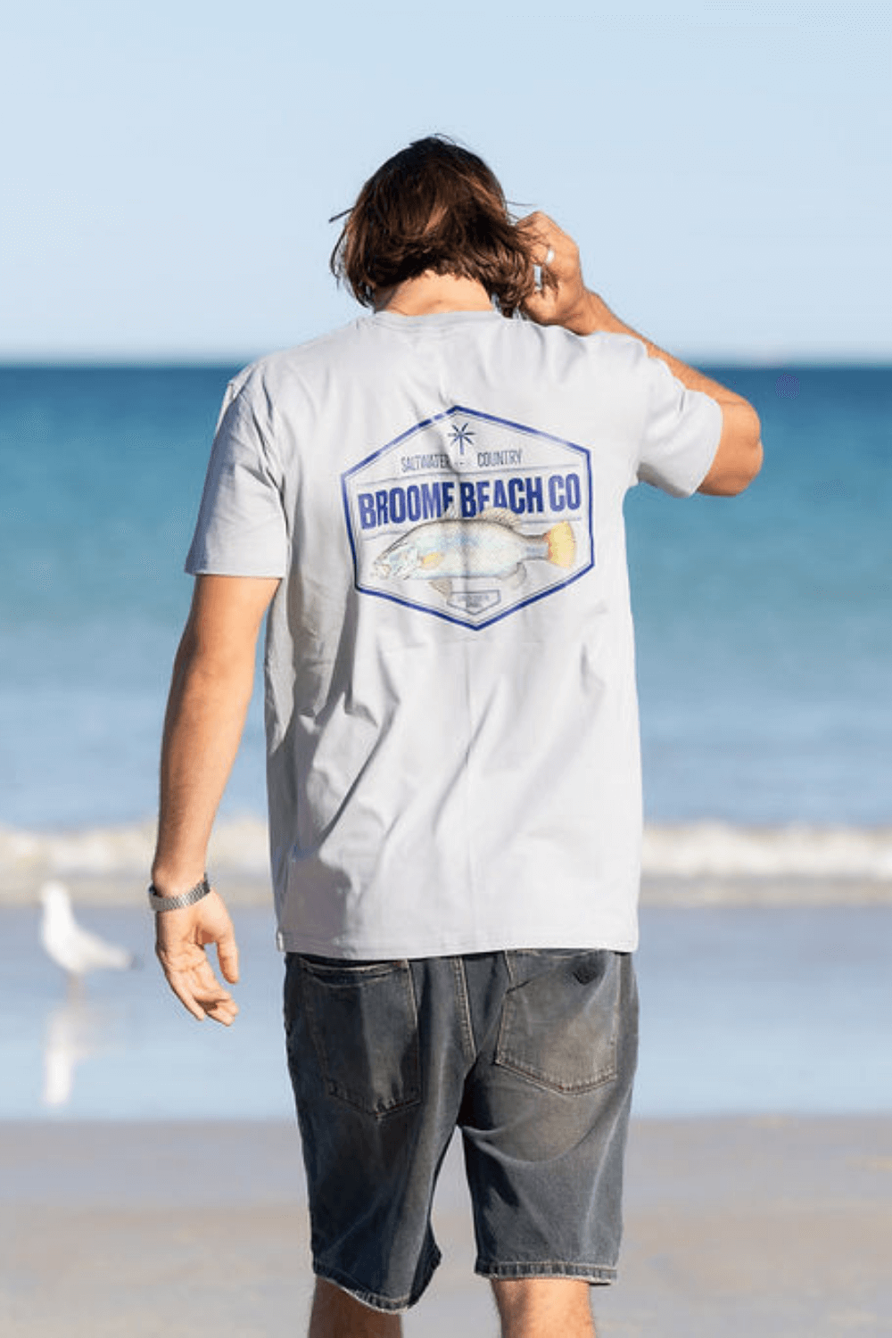 Barramundi Blue Saltwater tee