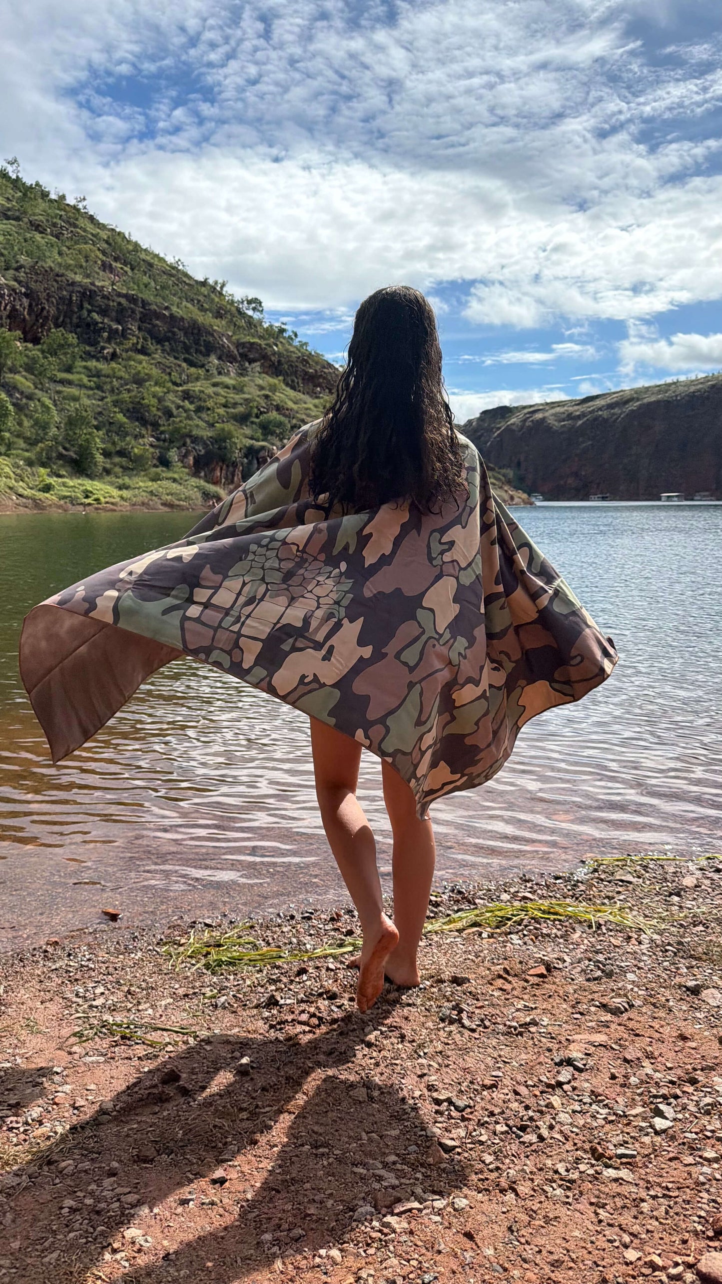 Microfibre Recycled Adventure Towel - Ord Camo