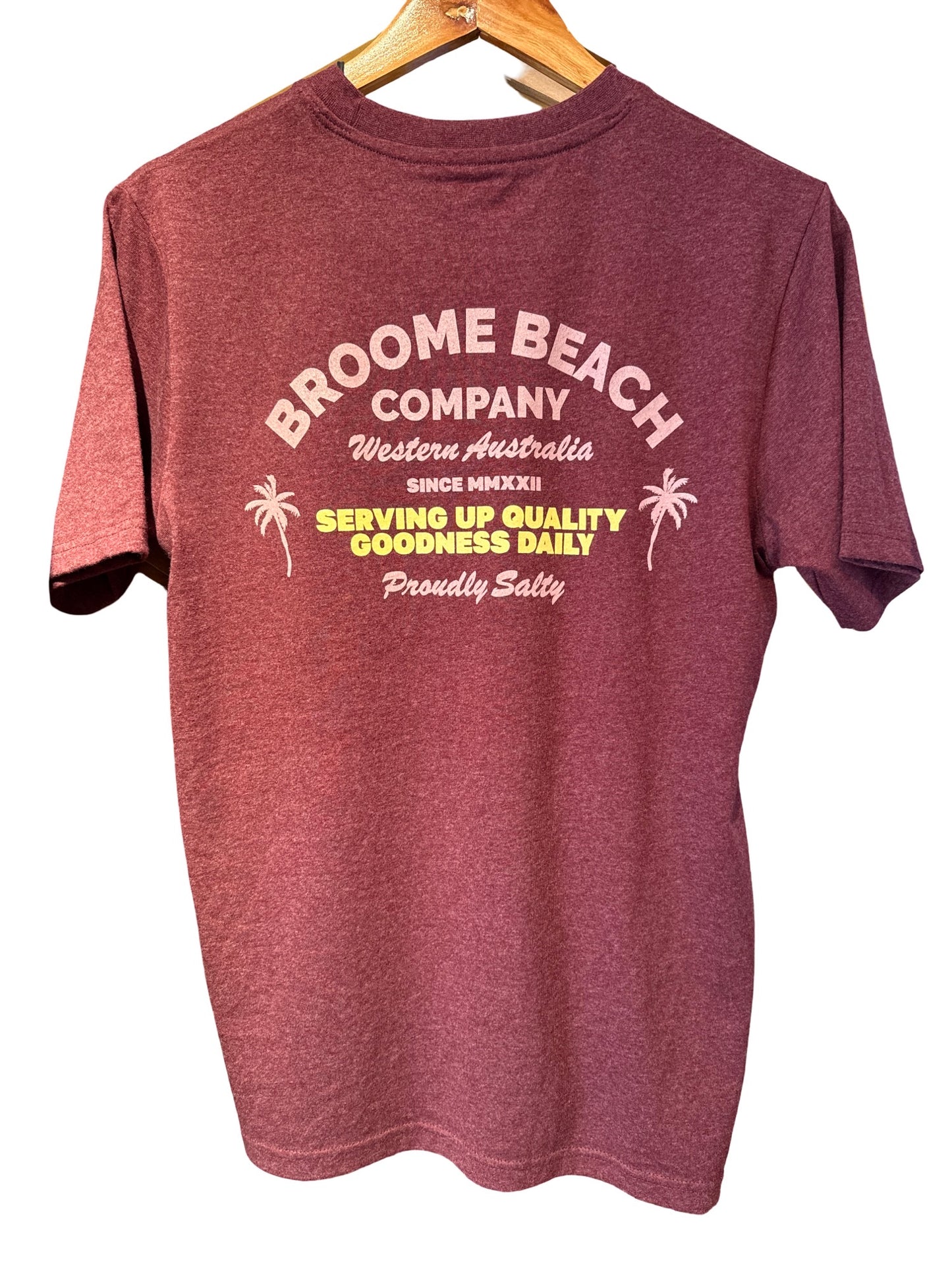 Common Tee - Washed Plum & Gold