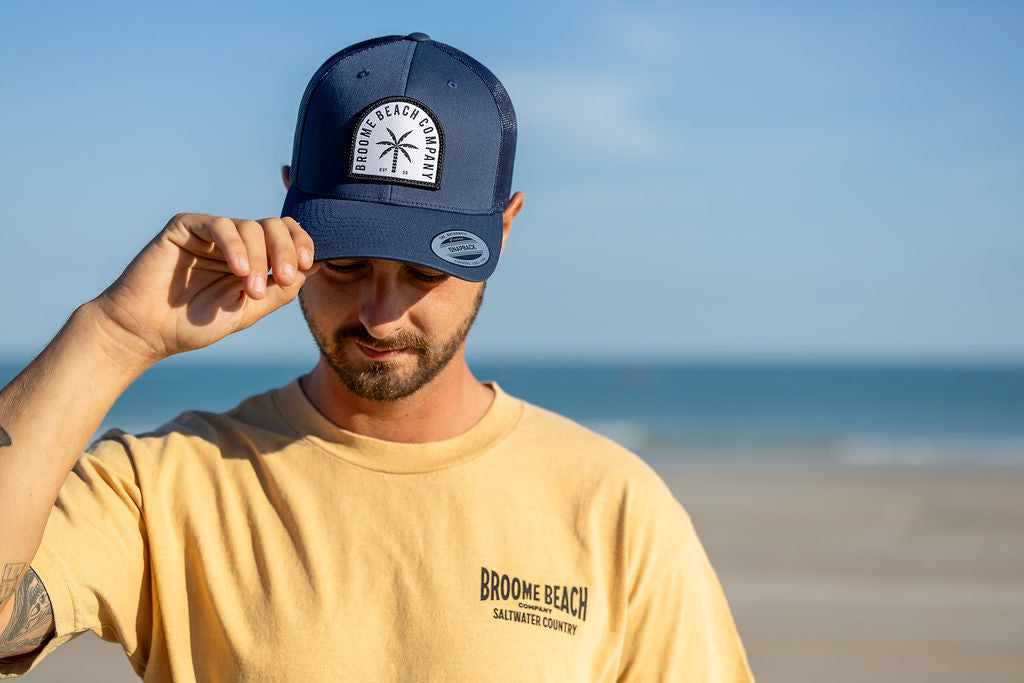 Saltwater Country - Vintage Washed Mustard Threadfin Tee