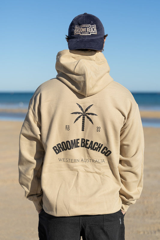 Premium Mens Hoodie - Tan Classic