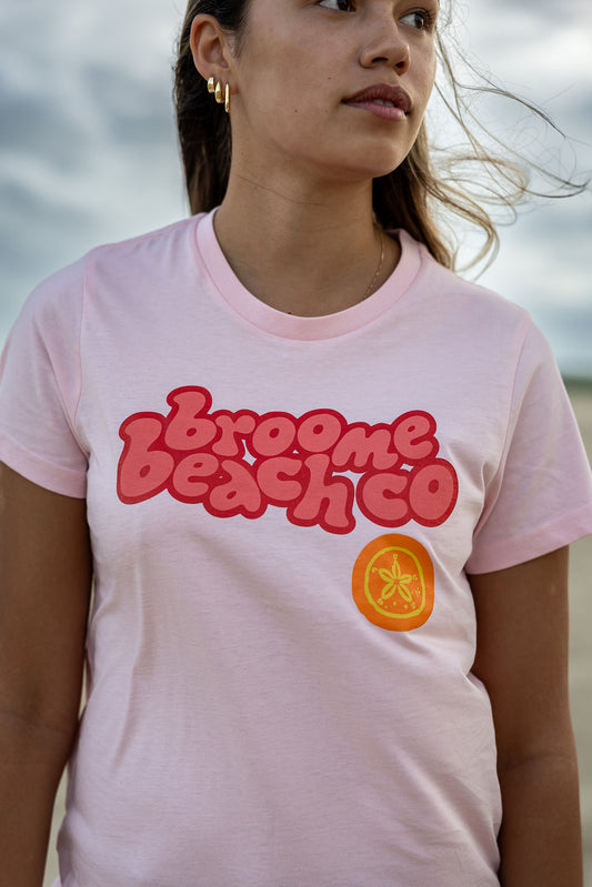 Ladies Dune Tee - Pink Bubble