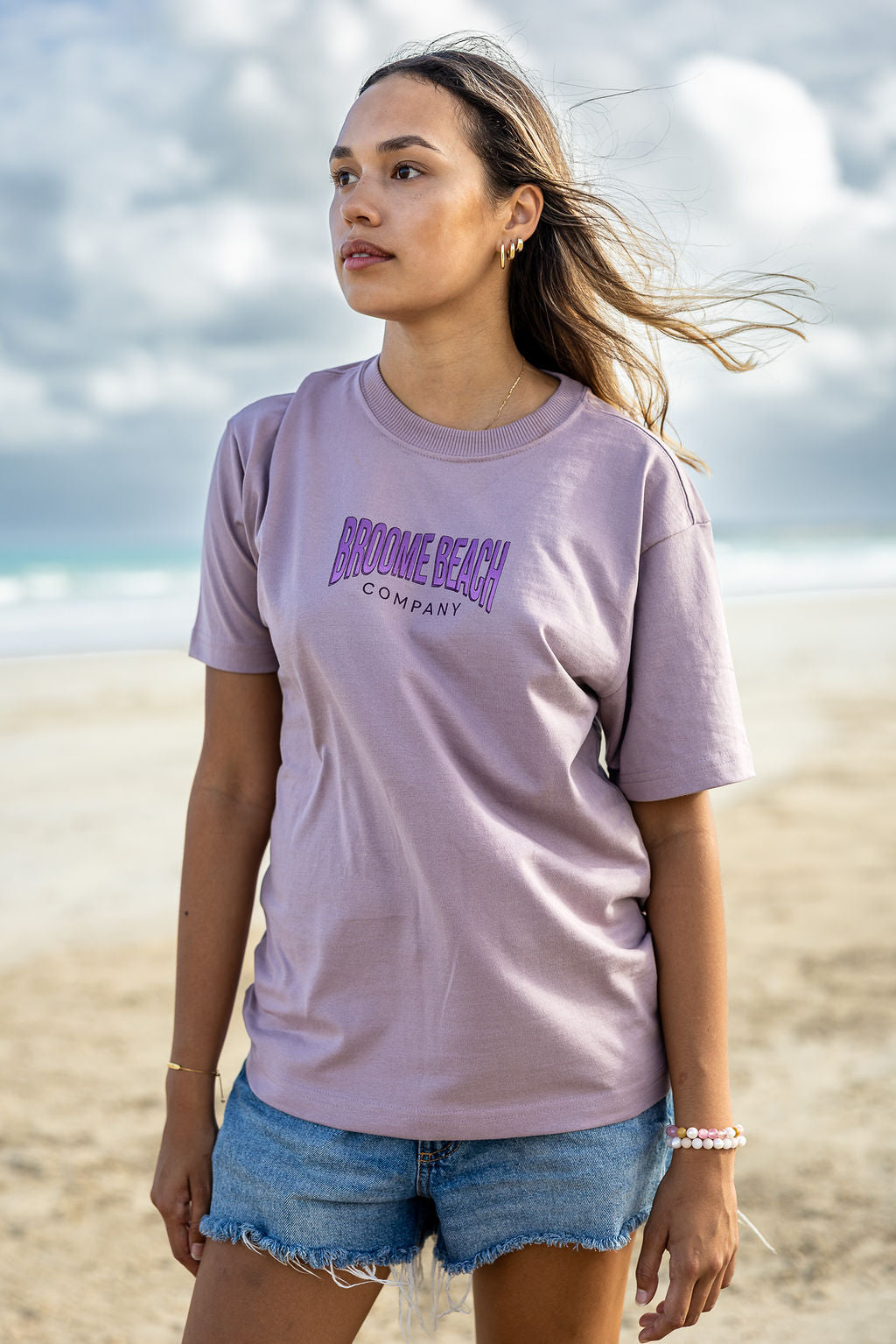 Ladies Retro Fade - Smokey Violet