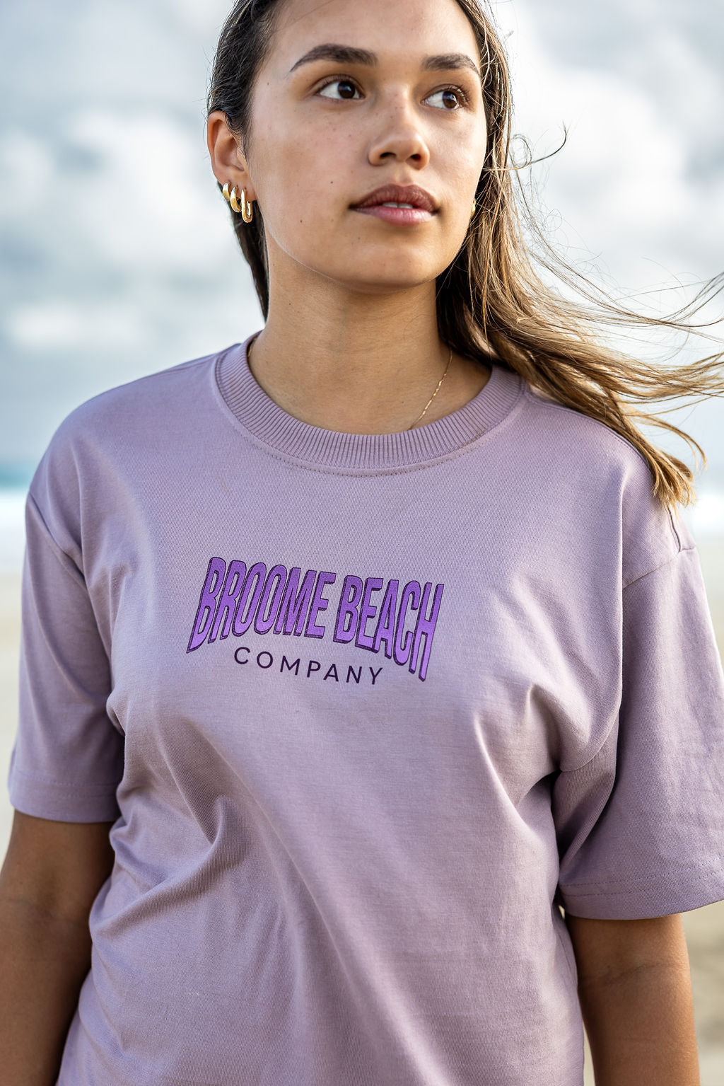 Ladies Retro Fade - Smokey Violet