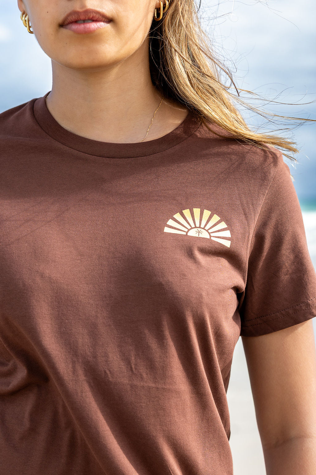 Ladies Dune Tee - Chocolate Sunset