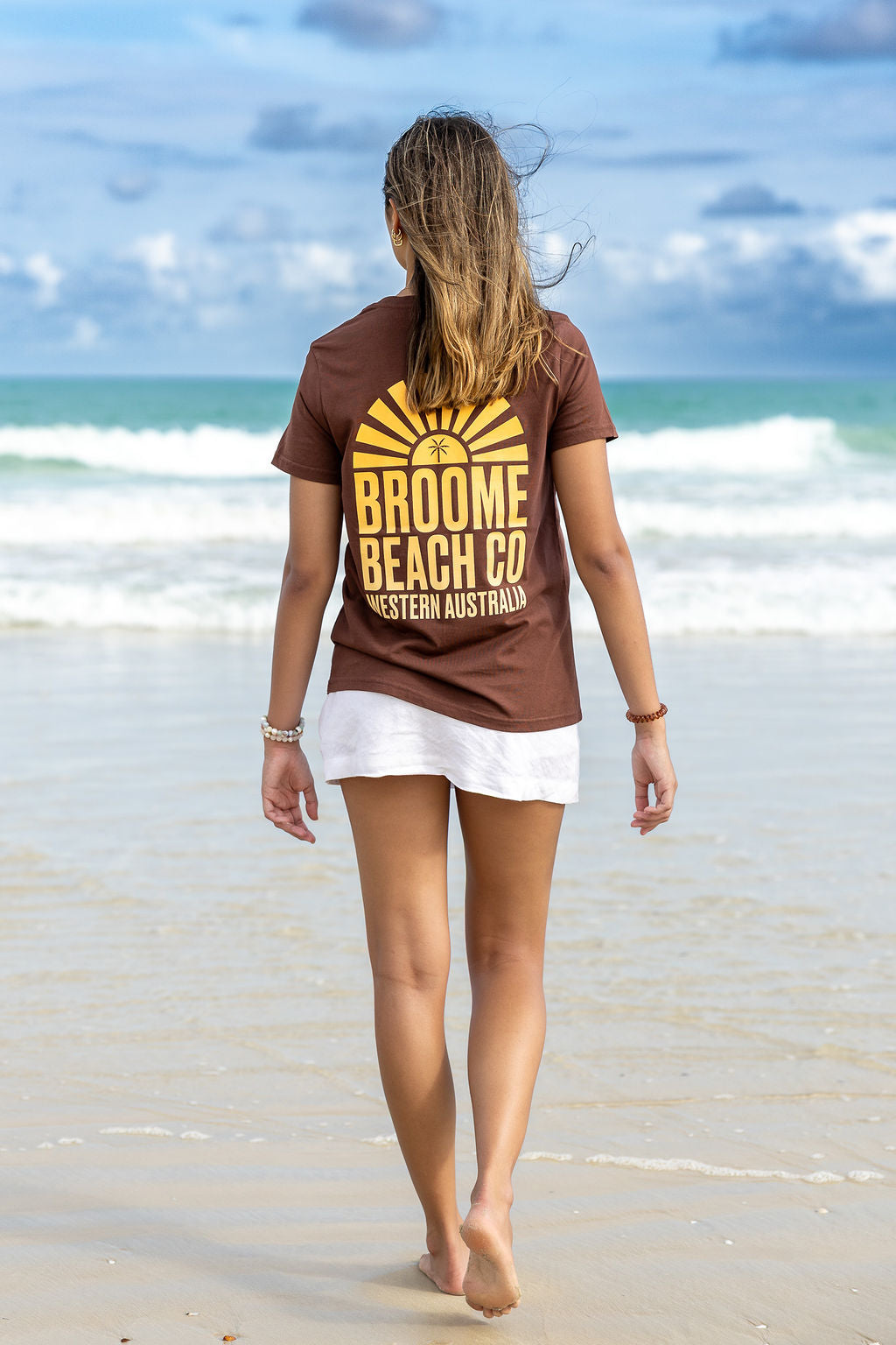 Ladies Dune Tee - Chocolate Sunset