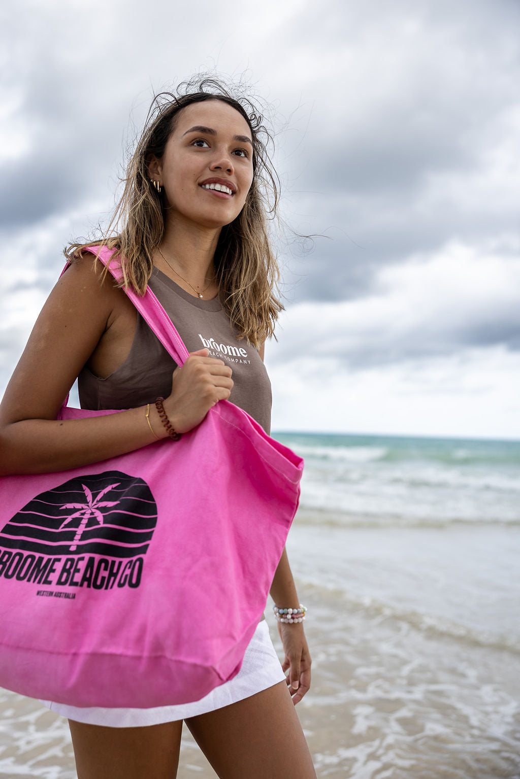 XL Beach Bag - Large Sunset Hand Dyed