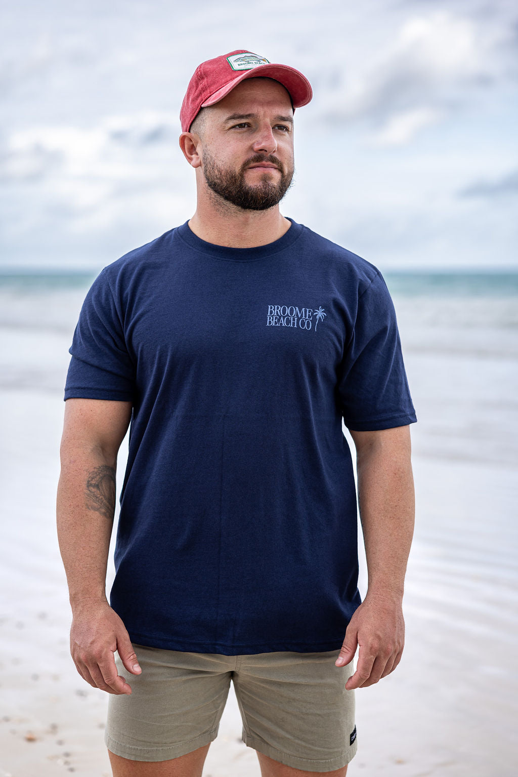 Common Tee - Navy Club Palm