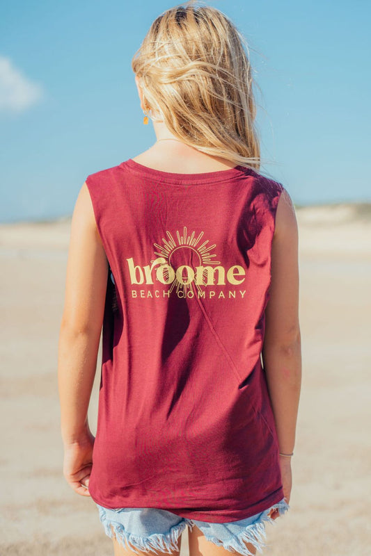 Kids Tank - Maroon