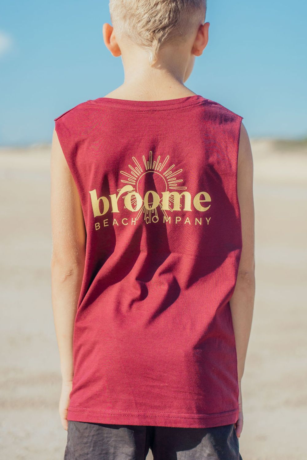 Kids Tank - Maroon