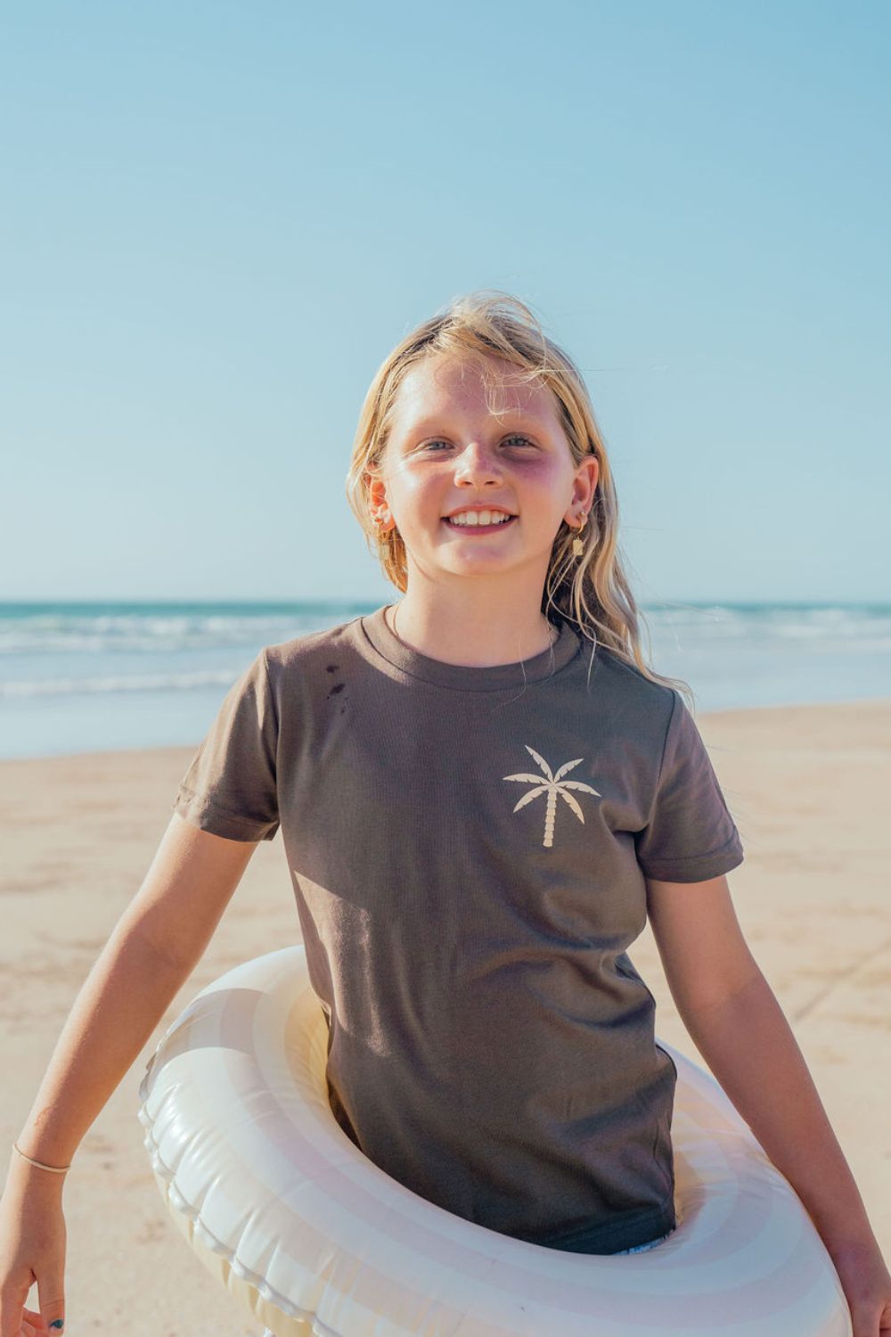 Kids Mini Coast Tee - Walnut