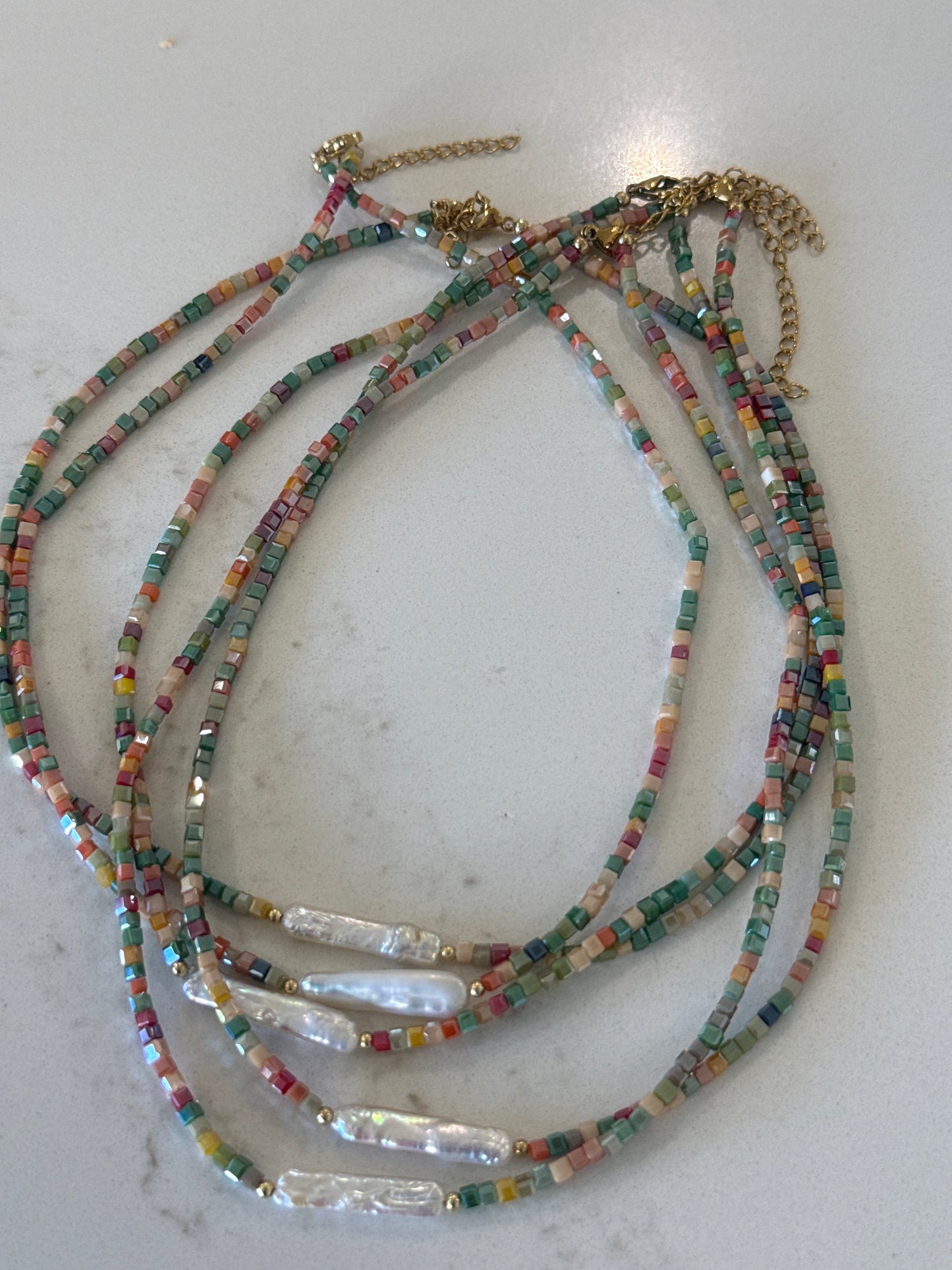 Freshwater Pearl Beaded Necklace