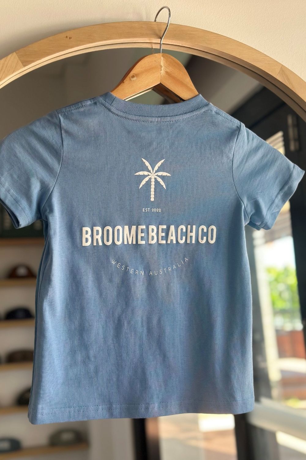 Kids Mini Coast Tee - Azure Blue