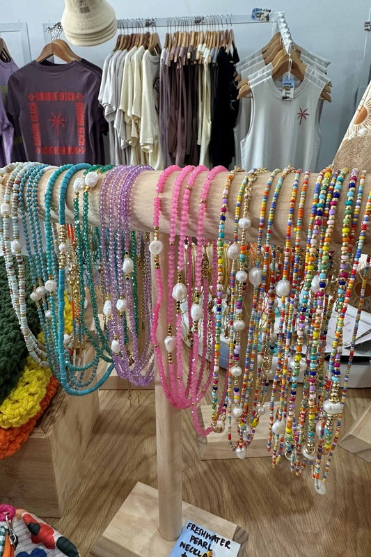 Freshwater Pearl Beaded Necklace