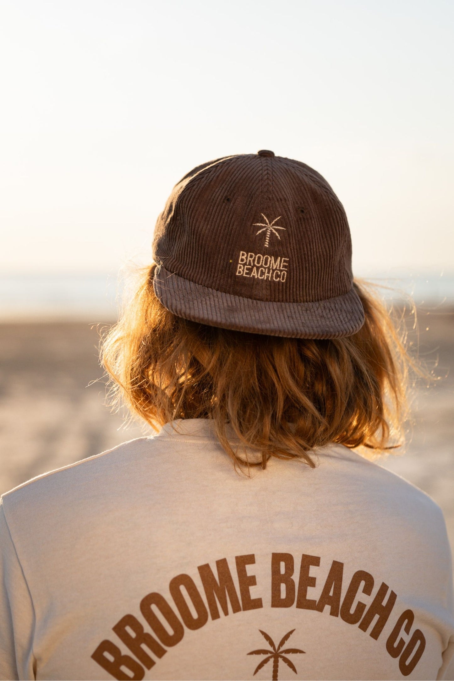 Retro Cord Cap - Brown