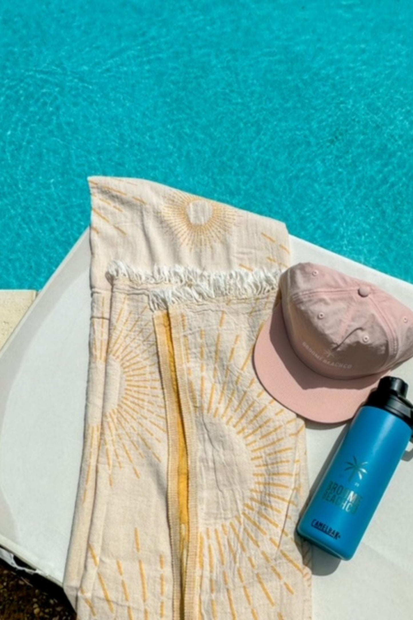 Premium Broome Beach Turkish Towel - Sunshine Sun