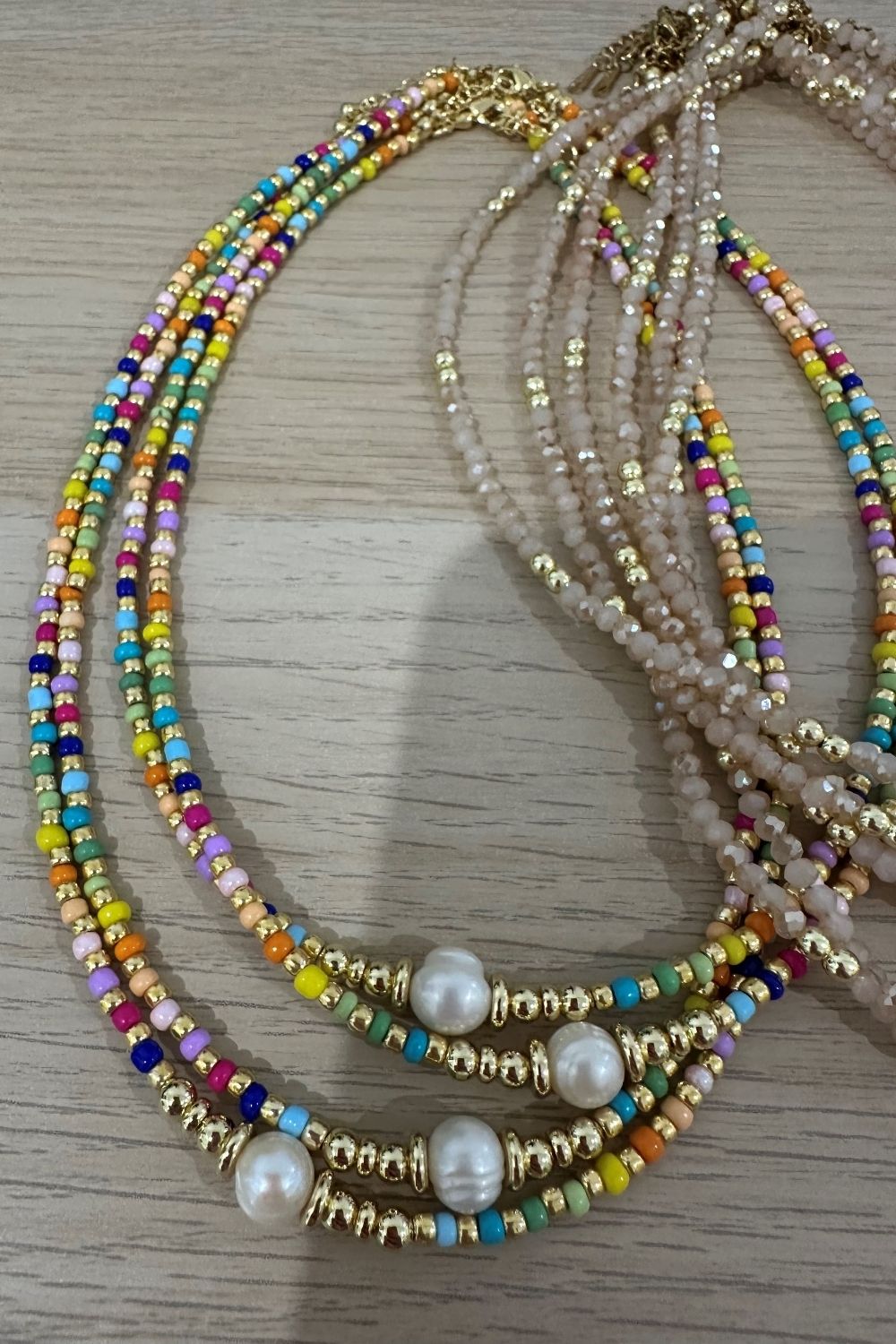 Freshwater Pearl Beaded Necklace