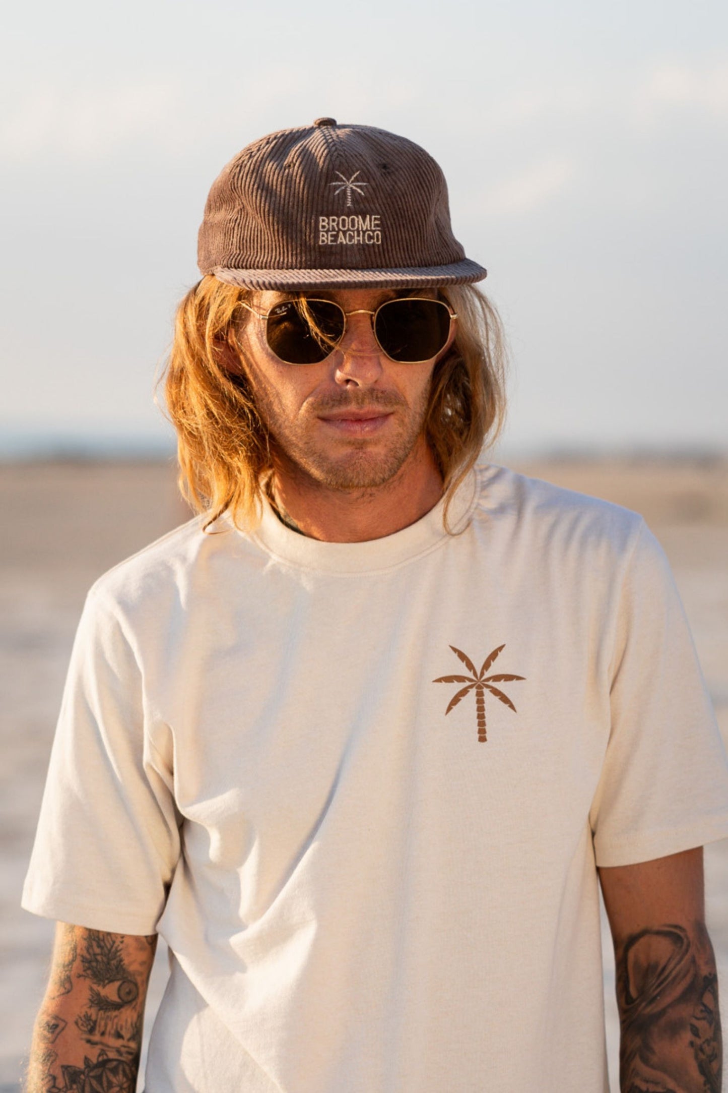 Retro Cord Cap - Brown