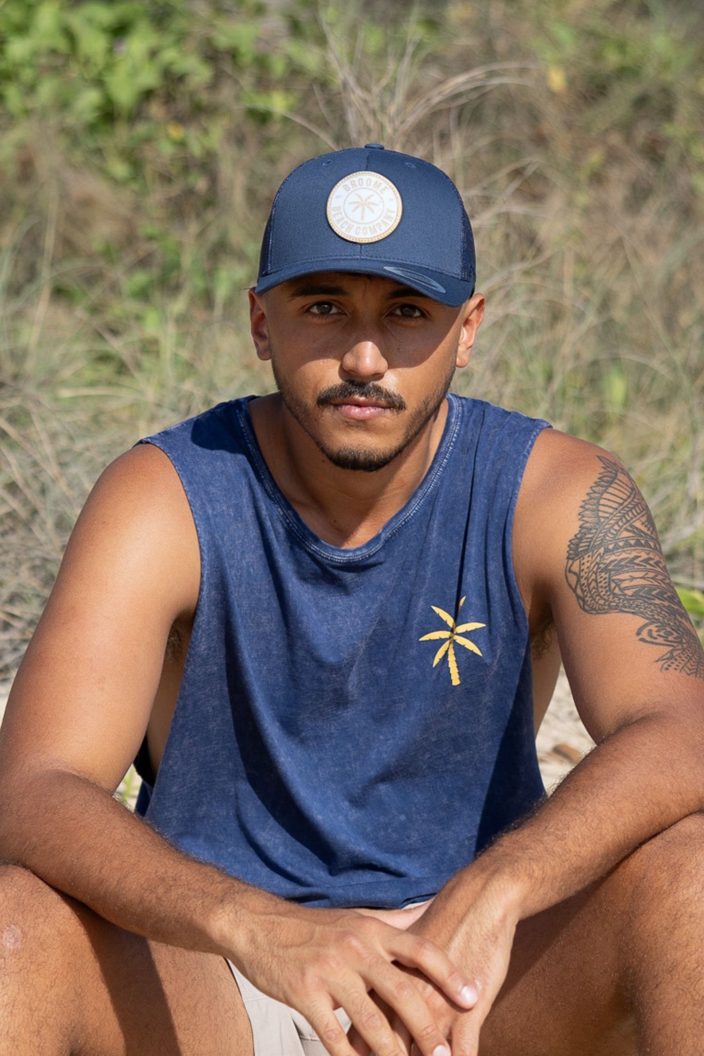 Beach Co Big Trucker - Navy Round