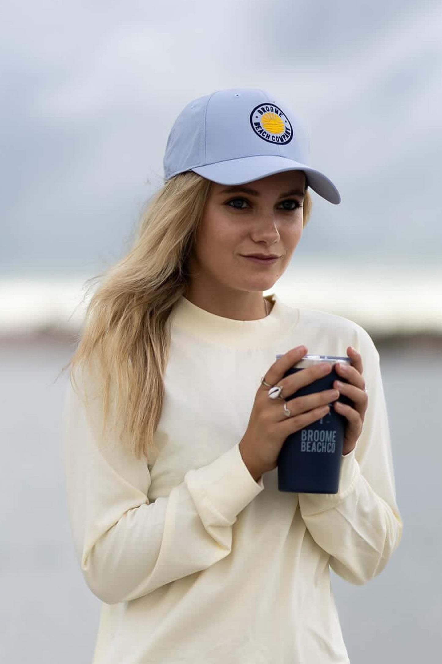 Sun Sports Cap - Pale Blue Sun