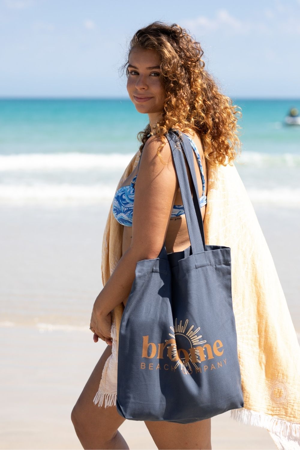 Daily Tote Bag - Blue Sun