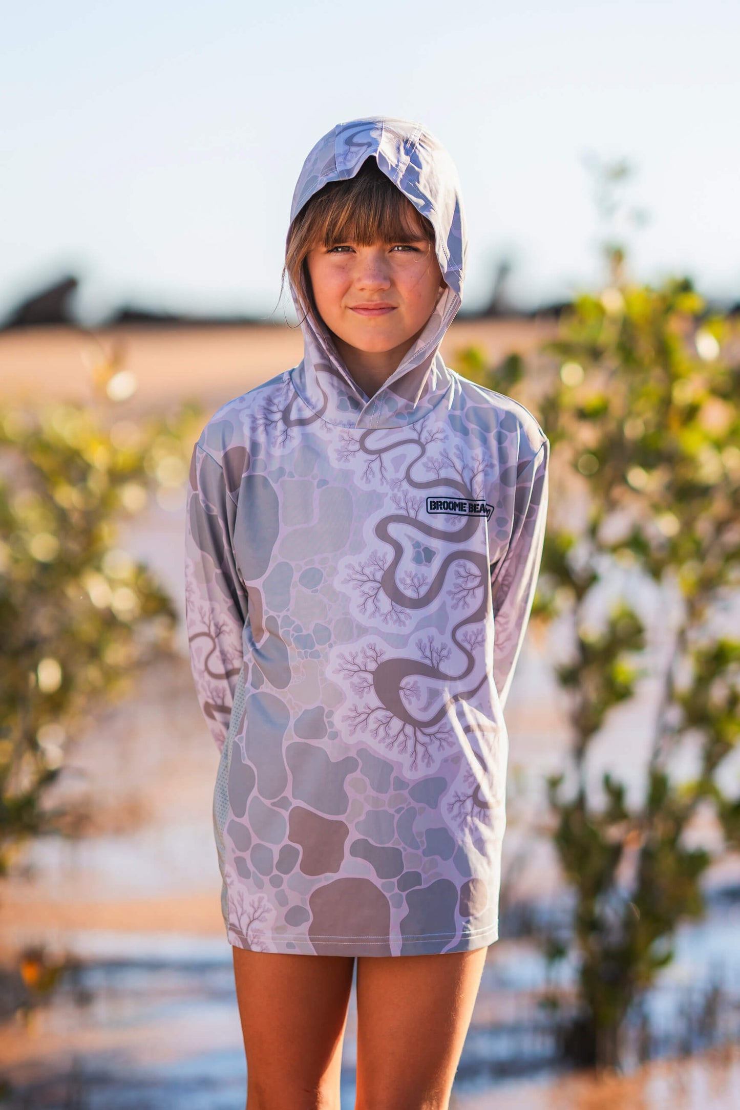 Kids Hooded Explore Shirt - King River