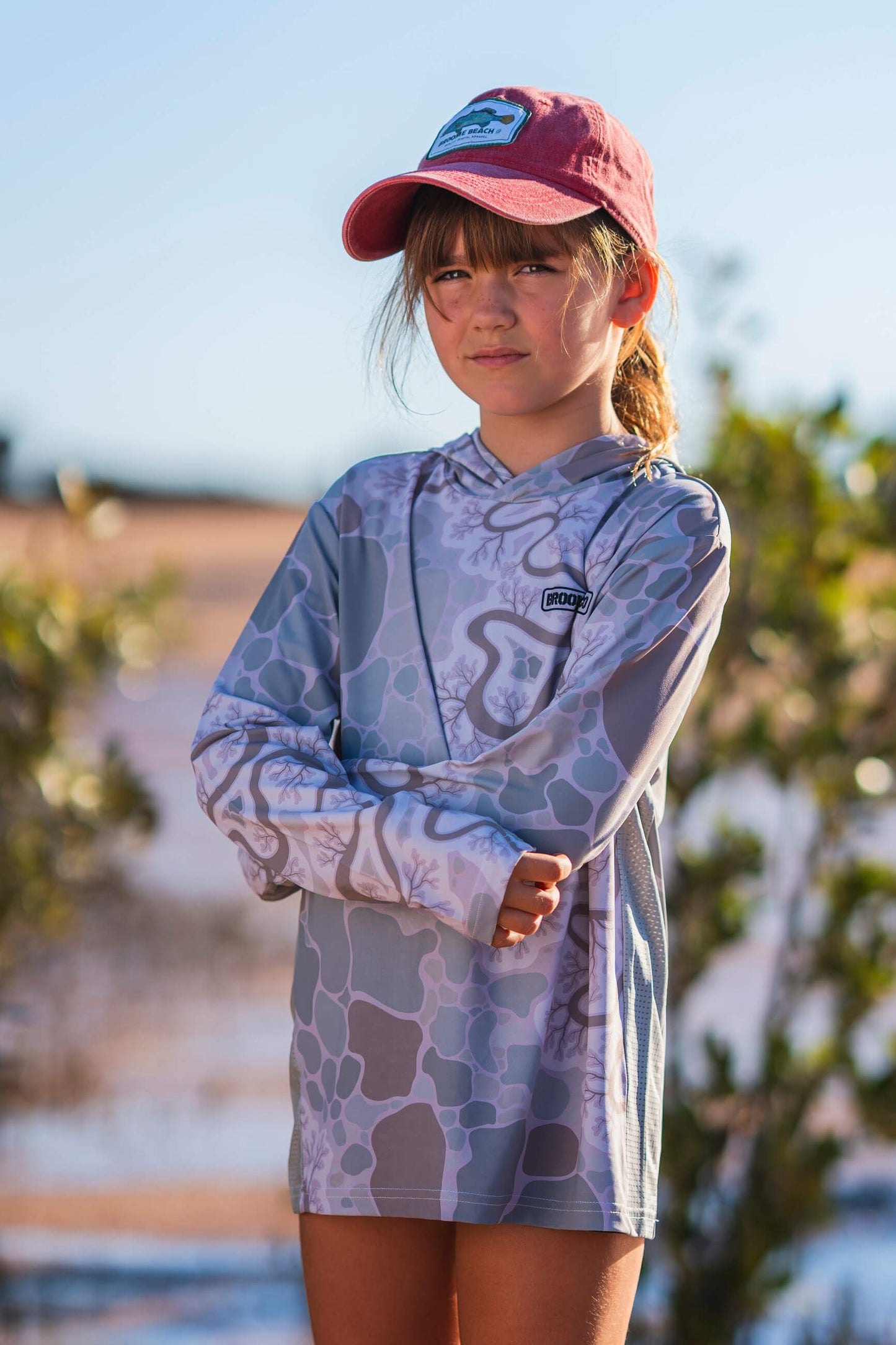 Kids Hooded Explore Shirt - King River