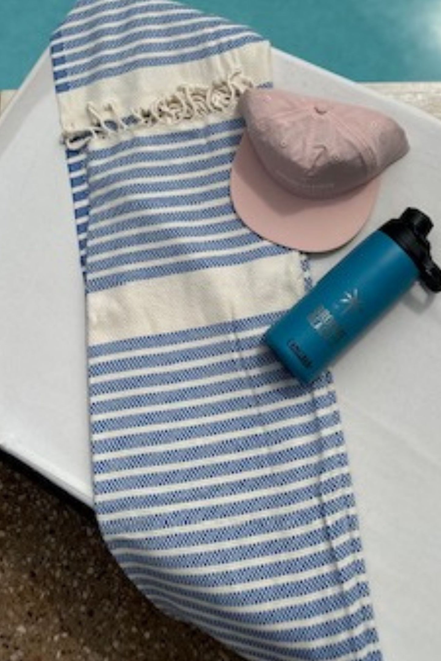Cove Turkish Towel - Blue