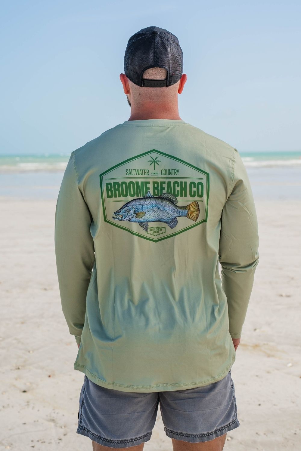 Explore Adventure Shirt - Green Barramundi