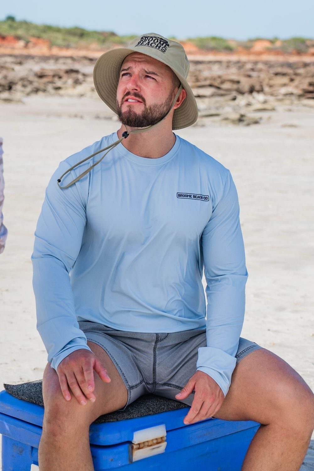 Explore Adventure Shirt - Pale Blue Sailfish