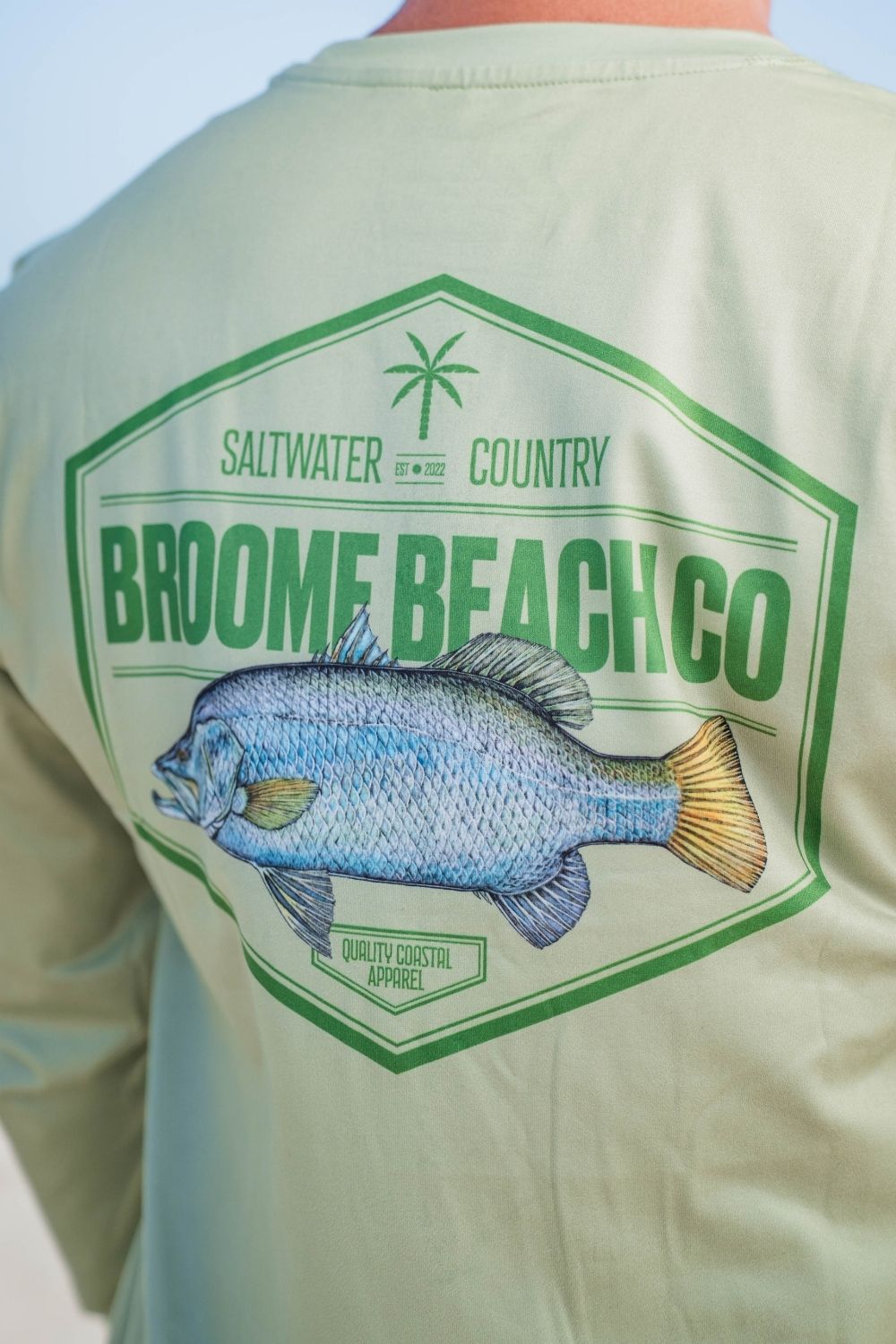 Explore Adventure Shirt - Green Barramundi