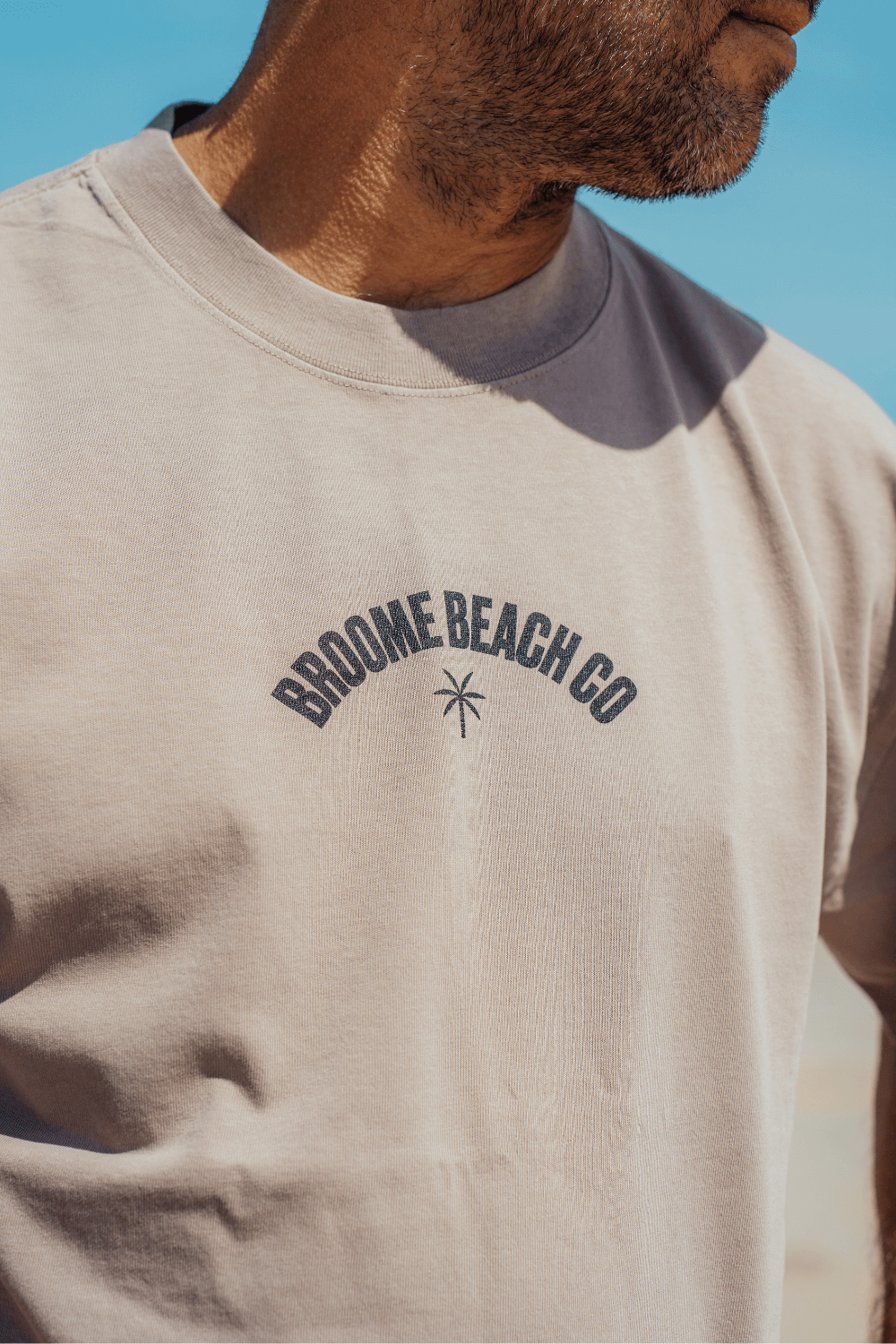 Mens Heavy Tee - Washed Dove Grey