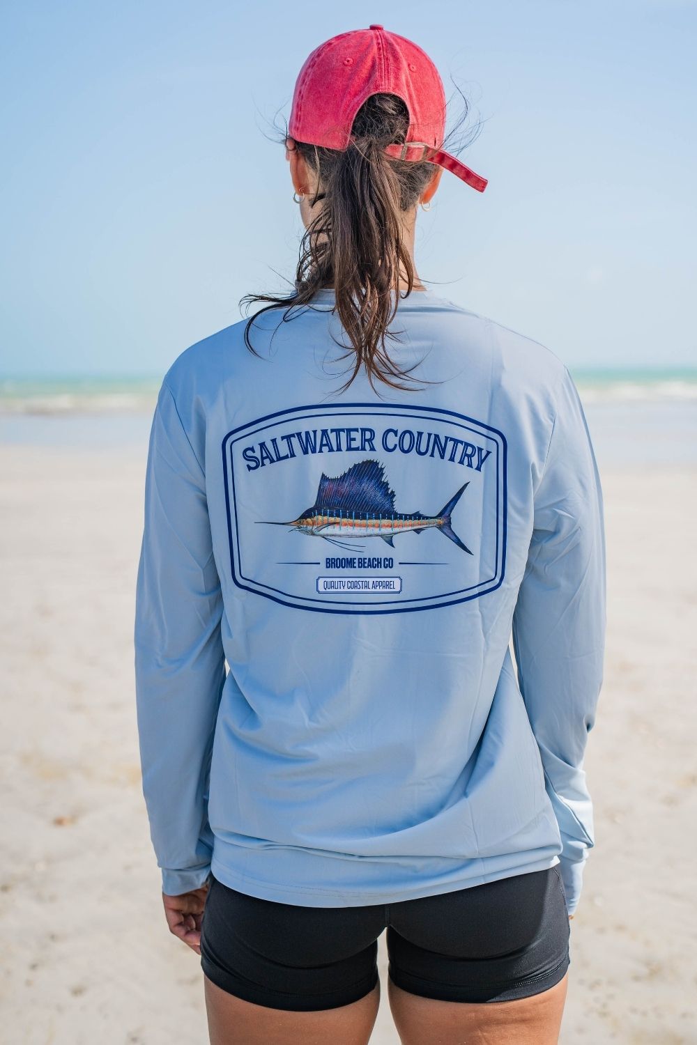 Explore Adventure Shirt - Pale Blue Sailfish