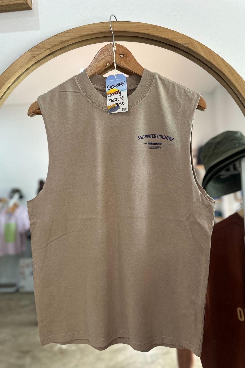 Faded Muscle Tank - Sailfish Saltwater Country