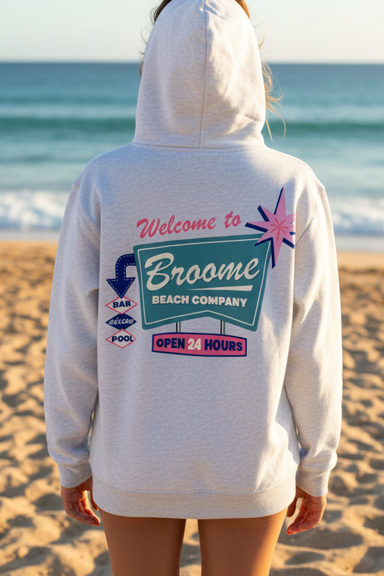 Premium French Terry Hoodie - Ash Grey Billboard