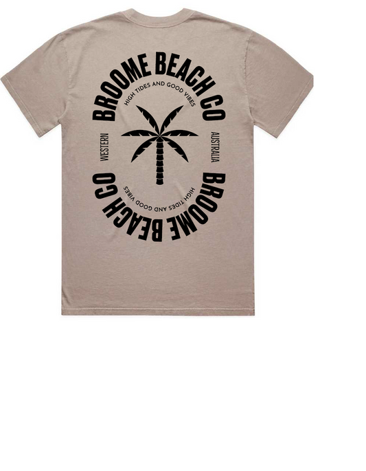 Mens Heavy Tee - Washed Dove Grey