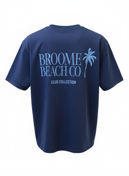 Common Tee - Navy Club Palm
