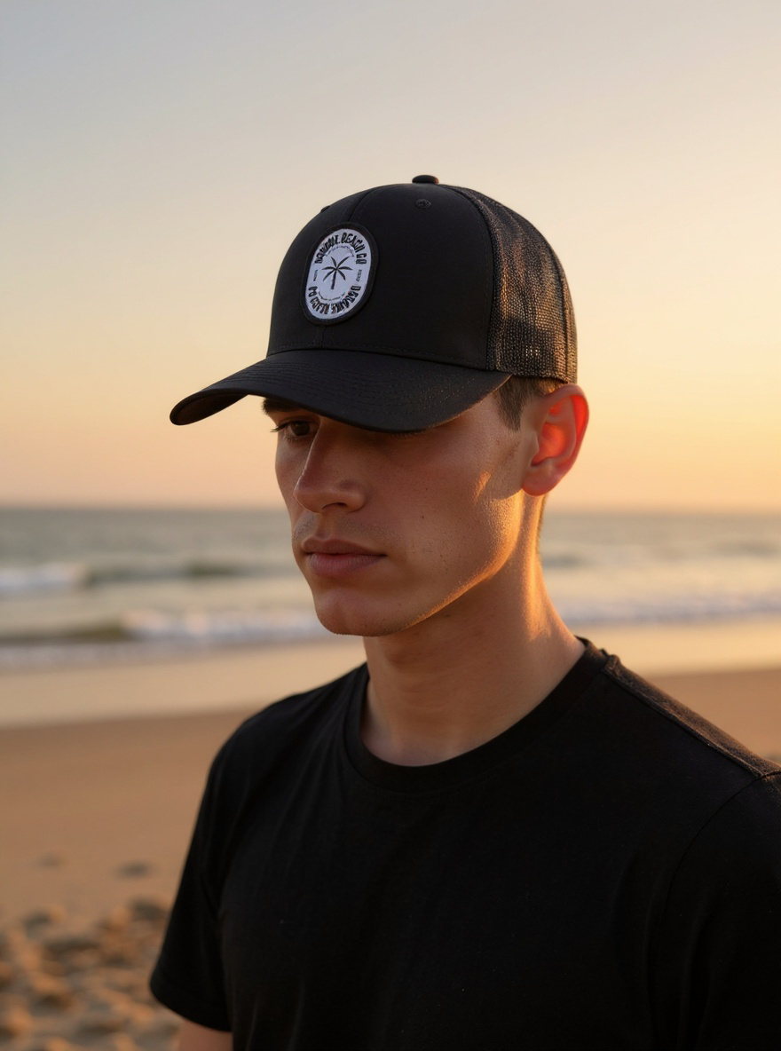 Beach Co Big Trucker - Oval Black